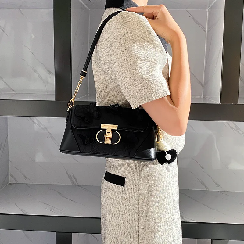 Carit&Koty Polyurethane Synthetic Leather Handbag Shoulder Bag Crossbody Bag Medium Size Women's Pink White Black-22