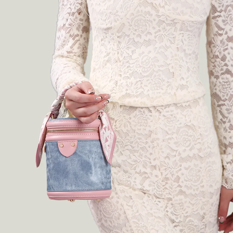 Carit&Koty PU Handbag Regular Women's Blue-5