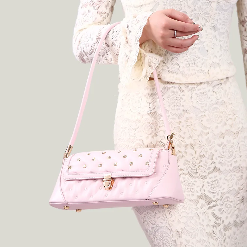 Carit&Koty PU Baguette Bag Shoulder Bag Regular Women's Pink-5