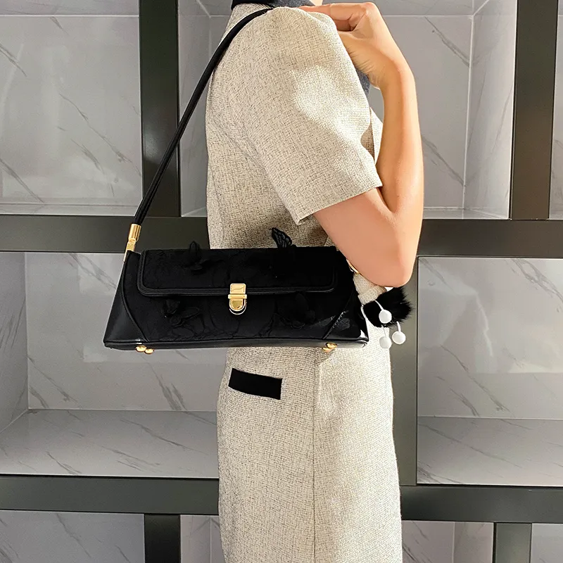 Carit&Koty PU Shoulder Bag Women's White Black Pink-13
