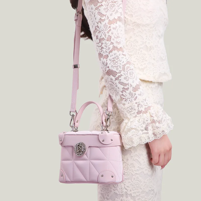 Carit&Koty Polyurethane Synthetic Leather Handbag Regular Women's Pink-7