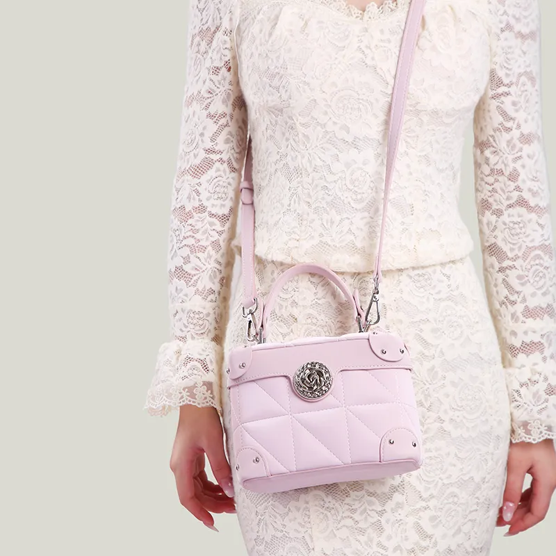 Carit&Koty Polyurethane Synthetic Leather Handbag Regular Women's Pink-10