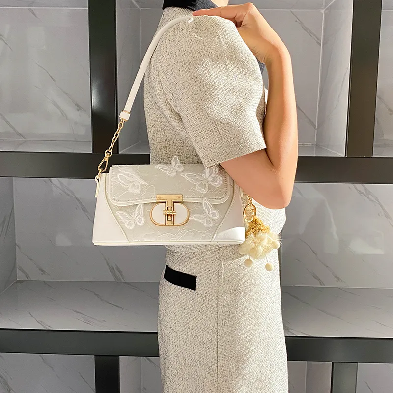 Carit&Koty Polyurethane Synthetic Leather Handbag Shoulder Bag Crossbody Bag Medium Size Women's Pink White Black-7