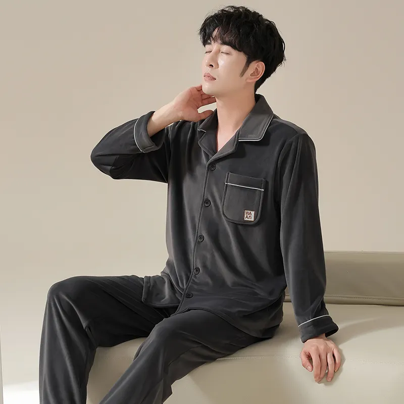 Herbal Primer Pajama Set Men's Image Color-3