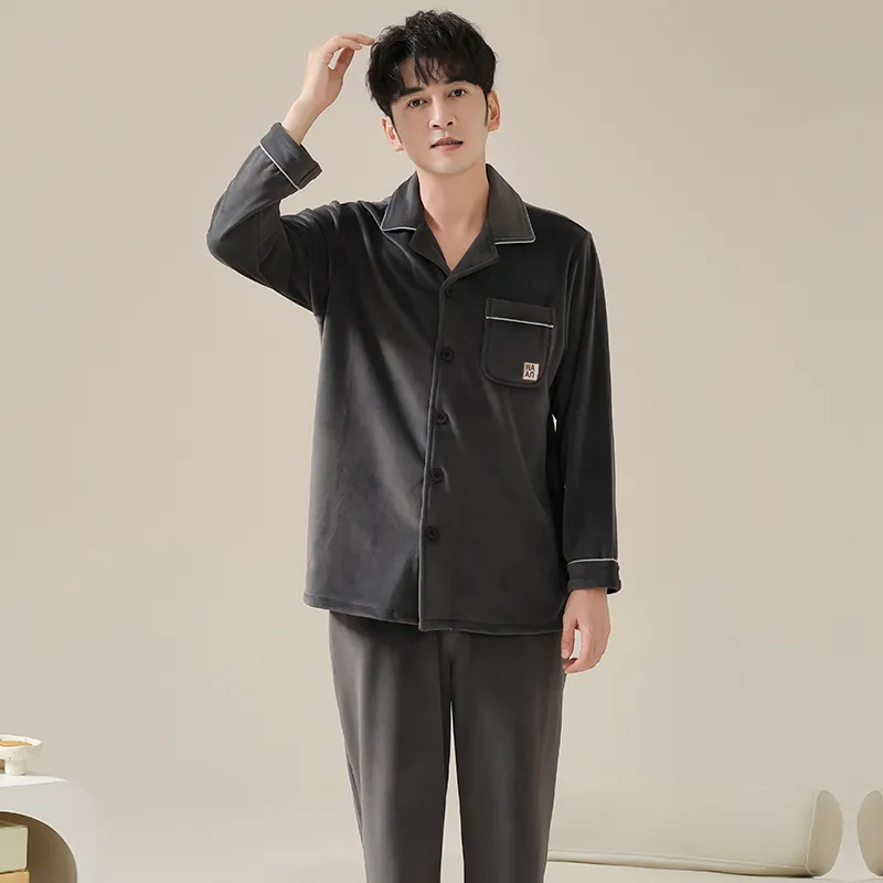 Herbal Primer Pajama Set Men's Image Color-2