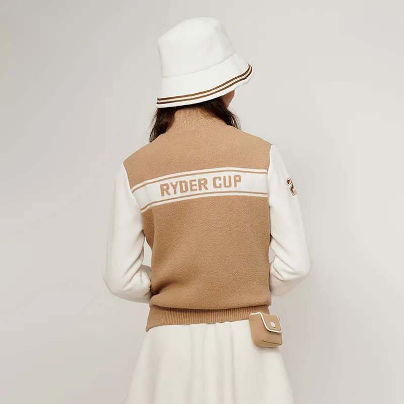 RYDER CUP Puffer Jacket Autumn And Winter Season Women's Khaki-2