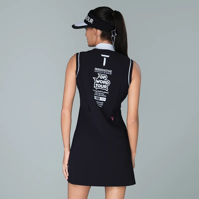 EUROPEAN TOUR Sleeveless Dress Women's-12