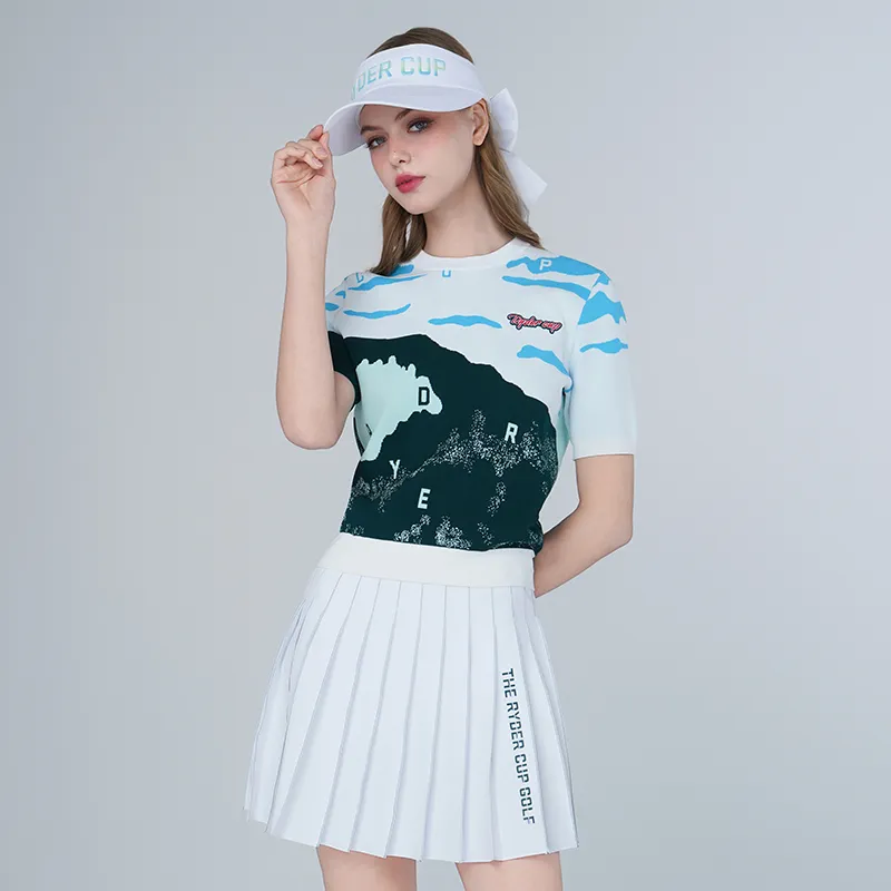 RYDER CUP EST.1927 Regular T Shirt Women's Green Multicolor 320-2