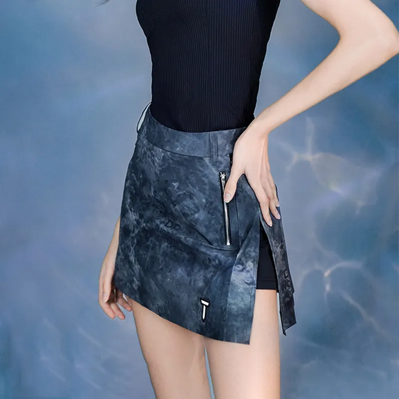 EUROPEAN TOUR SS24 Casual Short Skirts Women's Heather Gray-5
