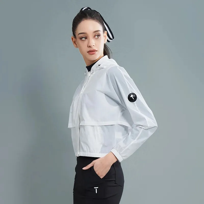 EUROPEAN TOUR Sun Protection Clothing Women's White-3
