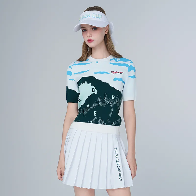 RYDER CUP EST.1927 Regular T Shirt Women's Green Multicolor 320-3