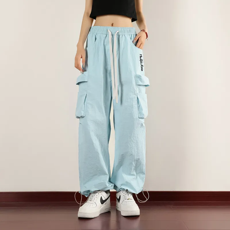 MZ 3D Effect Logo Casual Pants Unisex-35