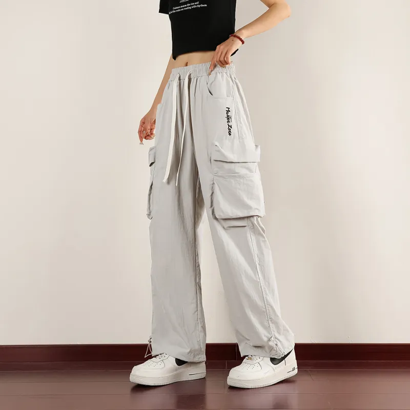 MZ 3D Effect Logo Casual Pants Unisex-11