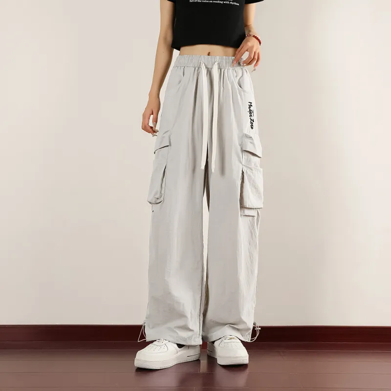 MZ 3D Effect Logo Casual Pants Unisex-10