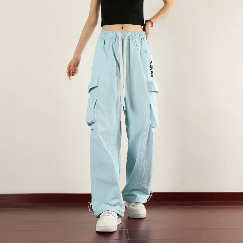MZ 3D Effect Logo Casual Pants Unisex-34