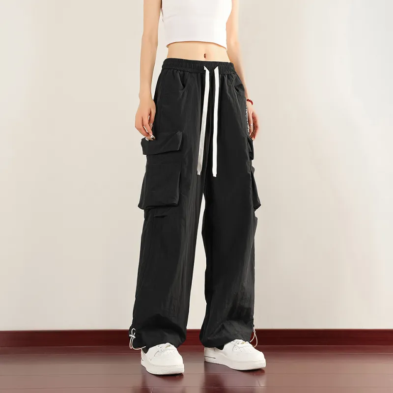 MZ 3D Effect Logo Casual Pants Unisex-3