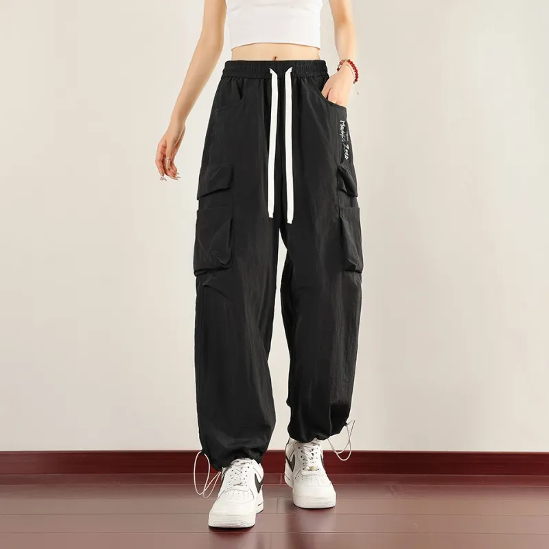 MZ 3D Effect Logo Casual Pants Unisex-20