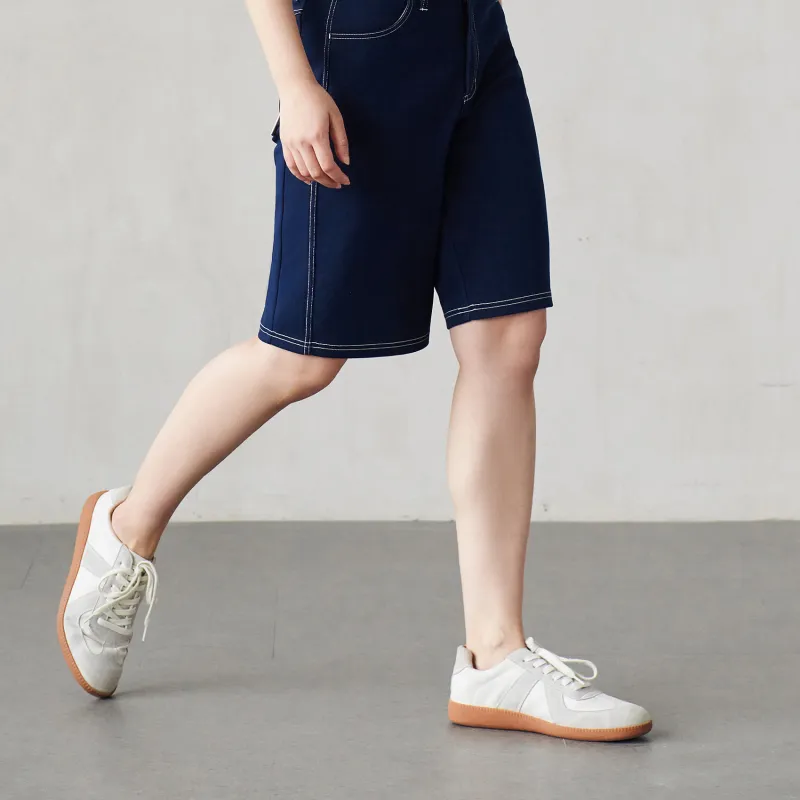 YLI Denim Shorts Women's Denim Blue-5