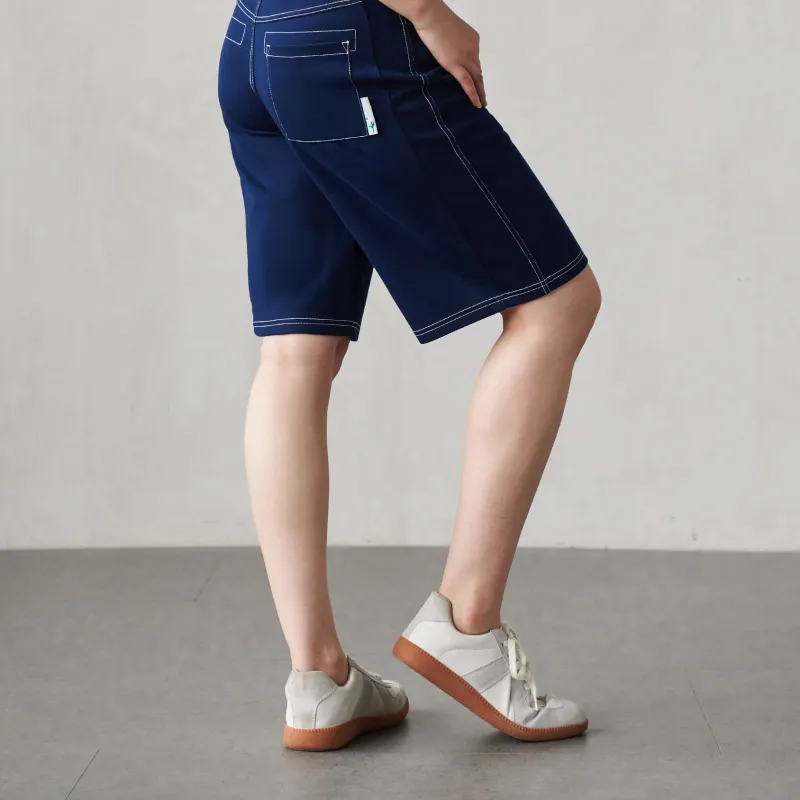 YLI Denim Shorts Women's Denim Blue-3