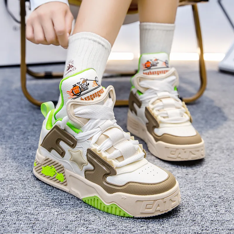 Skate Park Mid-Top Skateboard Shoes Unisex-3