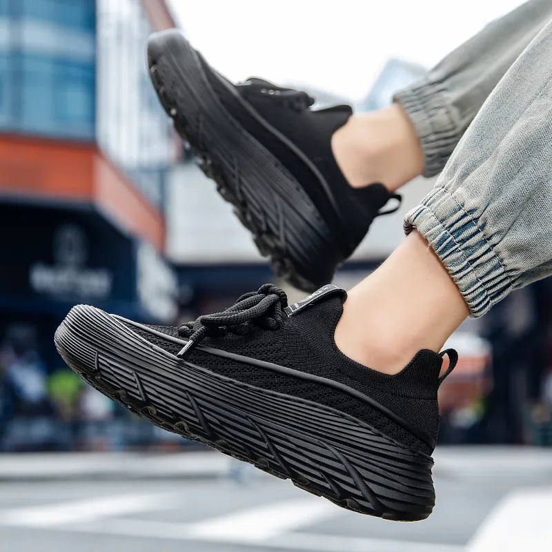Skate Park Height Increasing Wear-Resistant Low-Top Running Shoes Men's-8