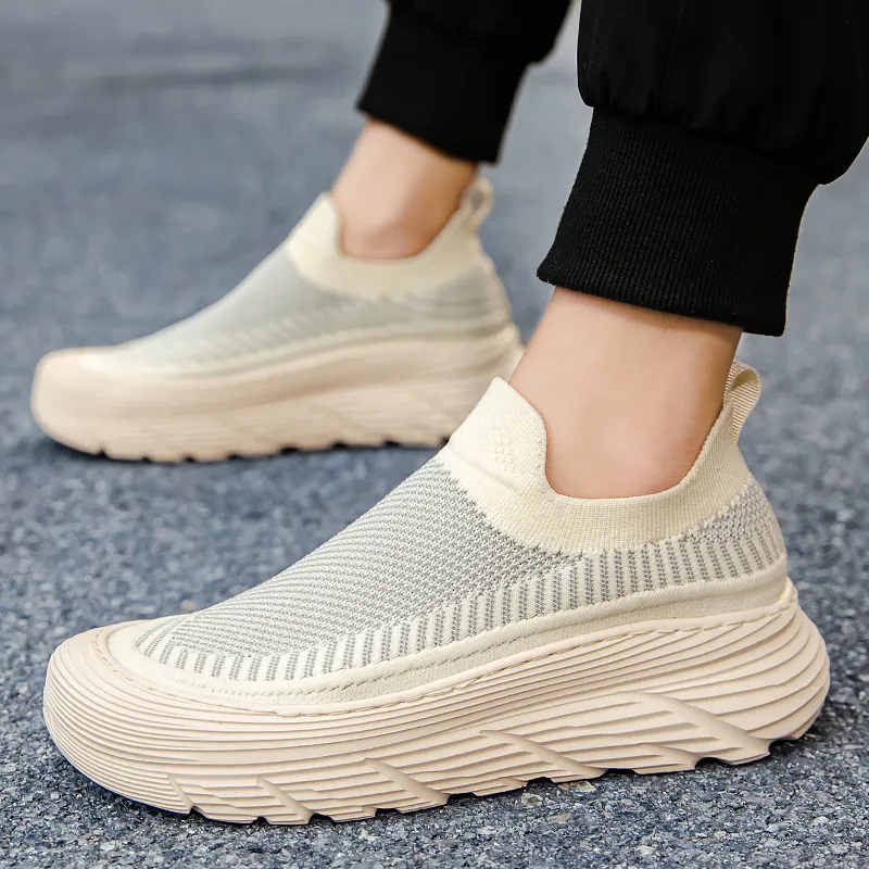 Skate Park Height Increasing Anti Slip And Wear Resistant Low Top Casual Shoes Men's-6