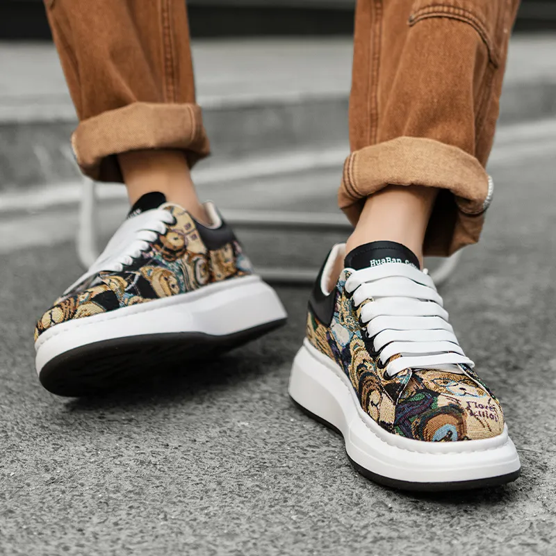Skate Park Low-Top Skateboard Shoes Men's-3