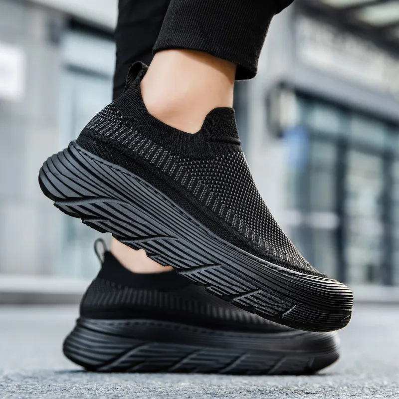 Skate Park Height Increasing Anti Slip And Wear Resistant Low Top Casual Shoes Men's-21