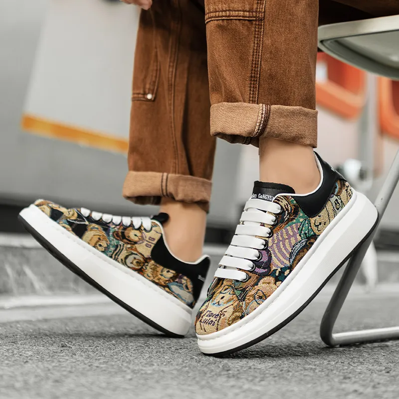 Skate Park Low-Top Skateboard Shoes Men's-8