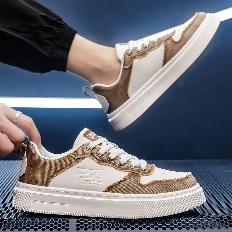 Skate Park Slip-Resistant Cushioning Wear-Resistant Lightweight Low-Top Skateboard Shoes Men's-22
