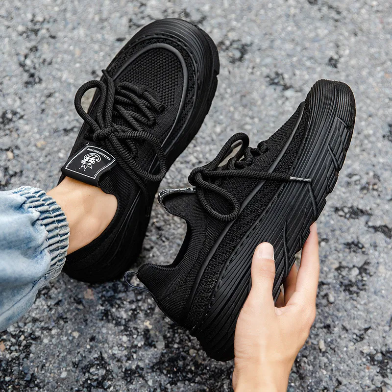Skate Park Height Increasing Wear-Resistant Low-Top Running Shoes Men's-6