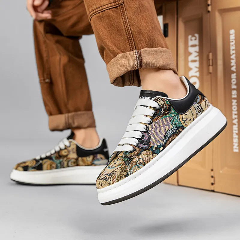 Skate Park Low-Top Skateboard Shoes Men's-7