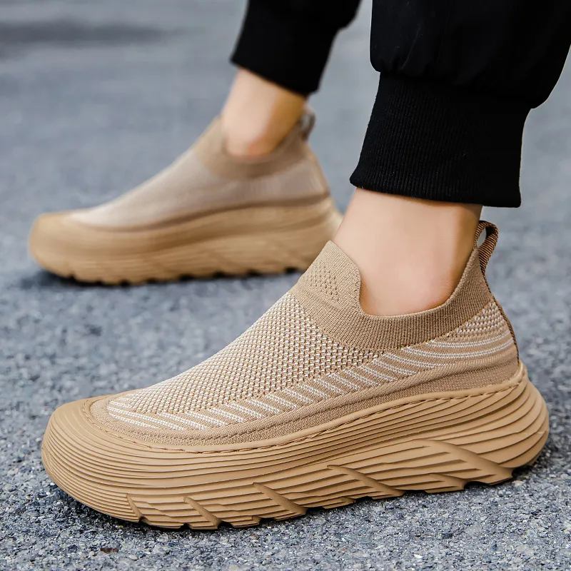 Skate Park Height Increasing Anti Slip And Wear Resistant Low Top Casual Shoes Men's-28