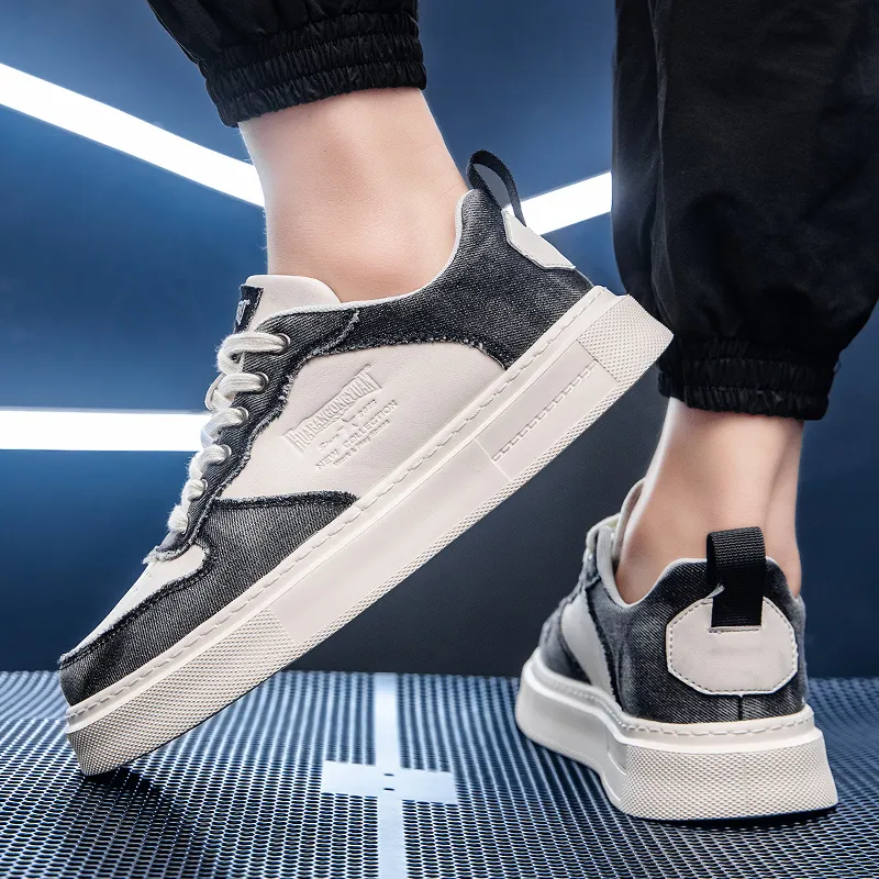 Skate Park Slip-Resistant Cushioning Wear-Resistant Lightweight Low-Top Skateboard Shoes Men's-7
