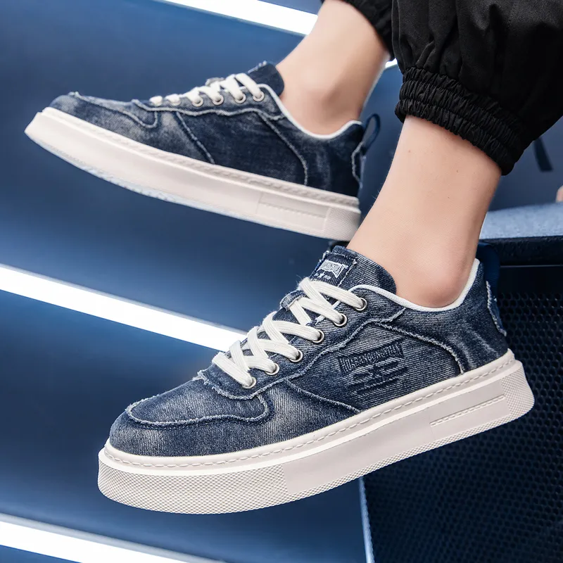 Skate Park Slip-Resistant Cushioning Wear-Resistant Low-Top Skateboard Shoes Men's-17