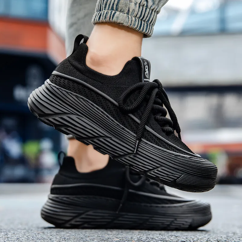 Skate Park Height Increasing Wear-Resistant Low-Top Running Shoes Men's-10