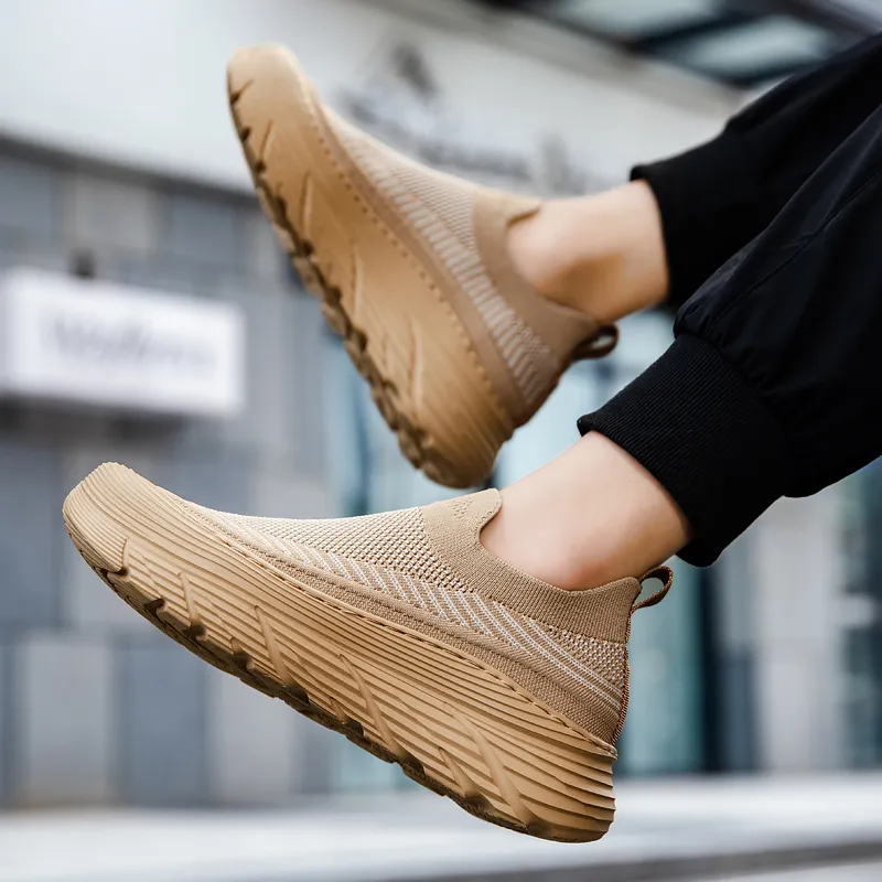 Skate Park Height Increasing Anti Slip And Wear Resistant Low Top Casual Shoes Men's-29