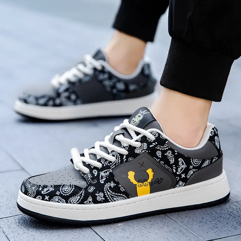 Skate Park Low Top Skateboard Shoes Men's-8