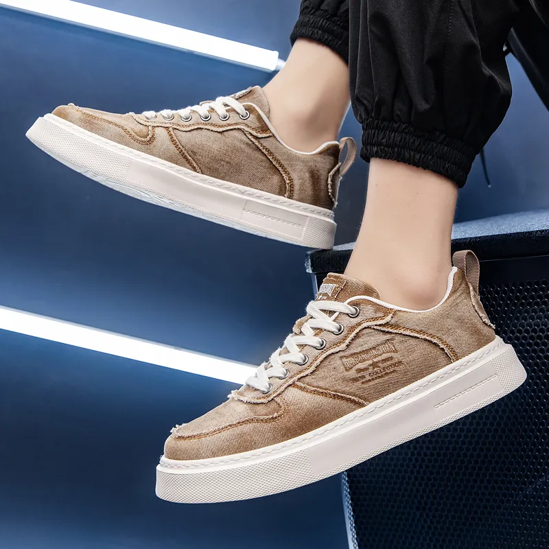 Skate Park Slip-Resistant Cushioning Wear-Resistant Low-Top Skateboard Shoes Men's-26