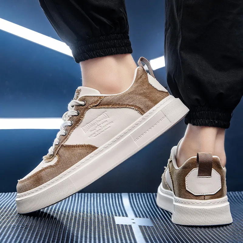 Skate Park Slip-Resistant Cushioning Wear-Resistant Lightweight Low-Top Skateboard Shoes Men's-23