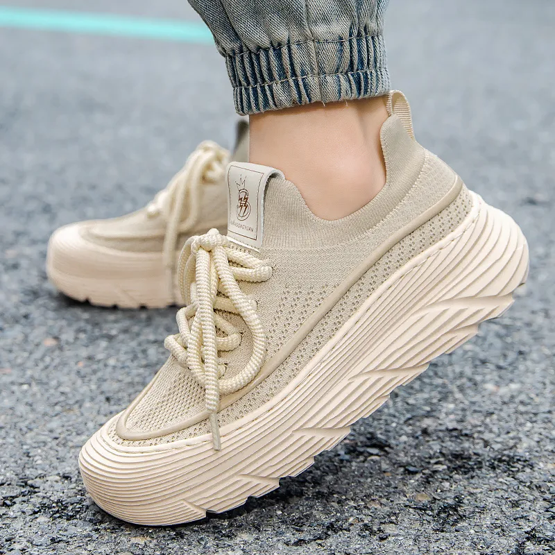 Skate Park Height Increasing Wear-Resistant Low-Top Running Shoes Men's-52