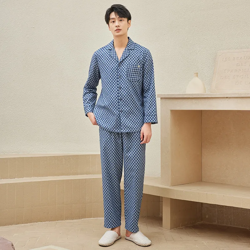 MB Pajama Set Men's Planet Blue-5