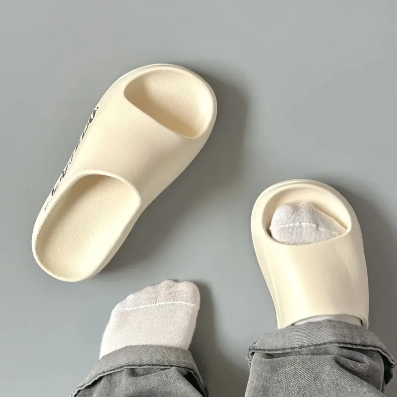 NOCOPY Slide Slippers Unisex Beige-3