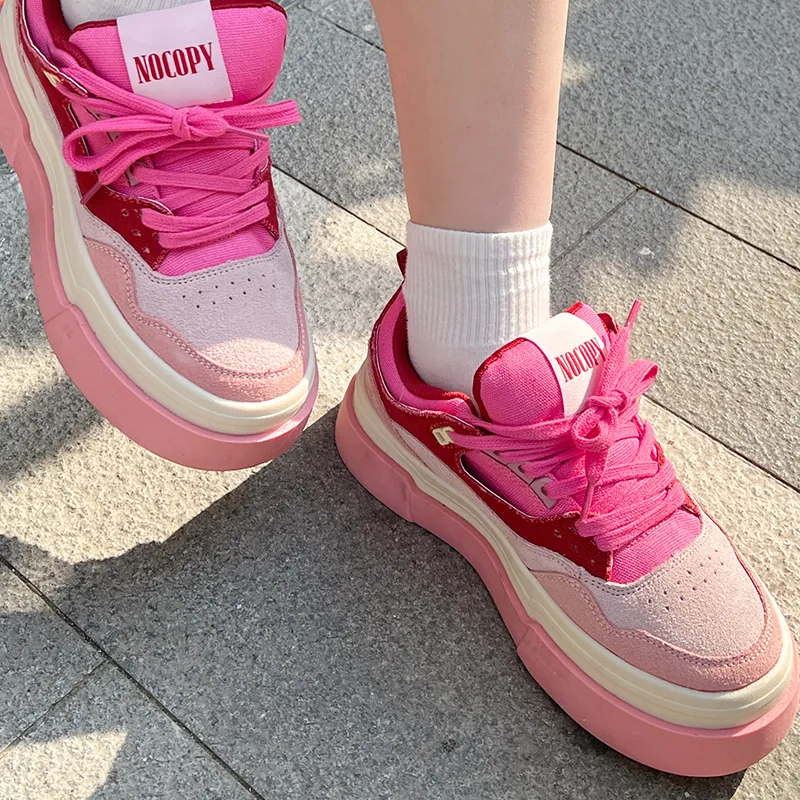 NOCOPY Anti-Slip And Wear-Resistant Height Increasing Low-Top Skateboard Shoes Unisex-5