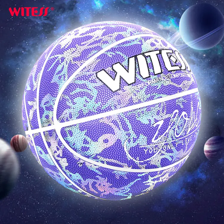 WITESS PU Basketball No. 7/Standard Training Reflective Unisex-21