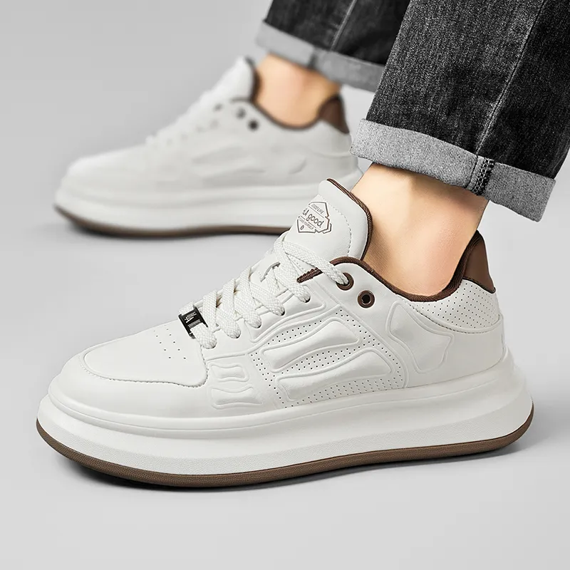 HLA Breathable Height Increase Low Top Skateboard Shoes Men's-5
