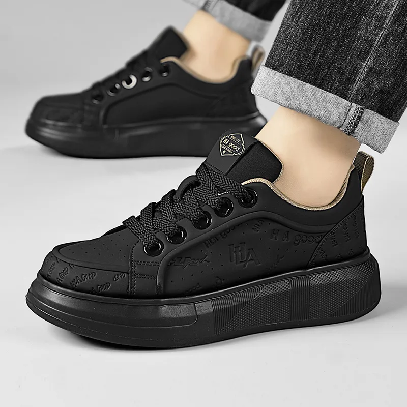 HLA Breathable Height Increase Low Top Skateboard Shoes Men's-4