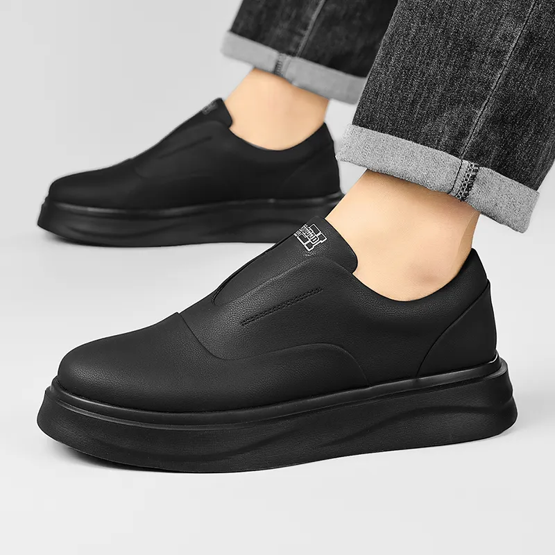 HLA Casual Shoes Men Low Top White Black-11