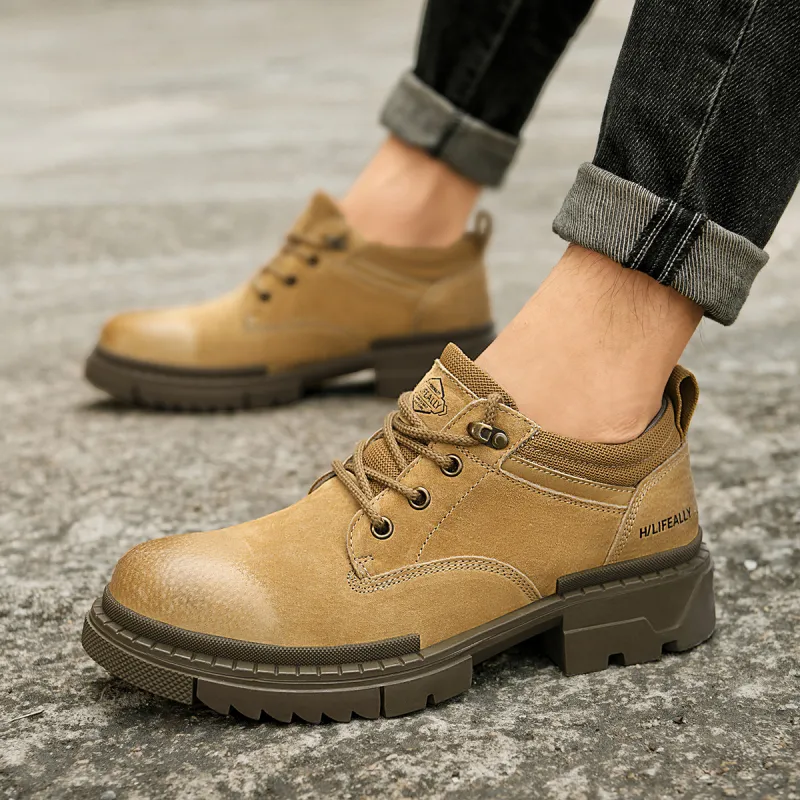 HLA Slip-Resistant Ankle-Length Outdoor Boots Men's-6