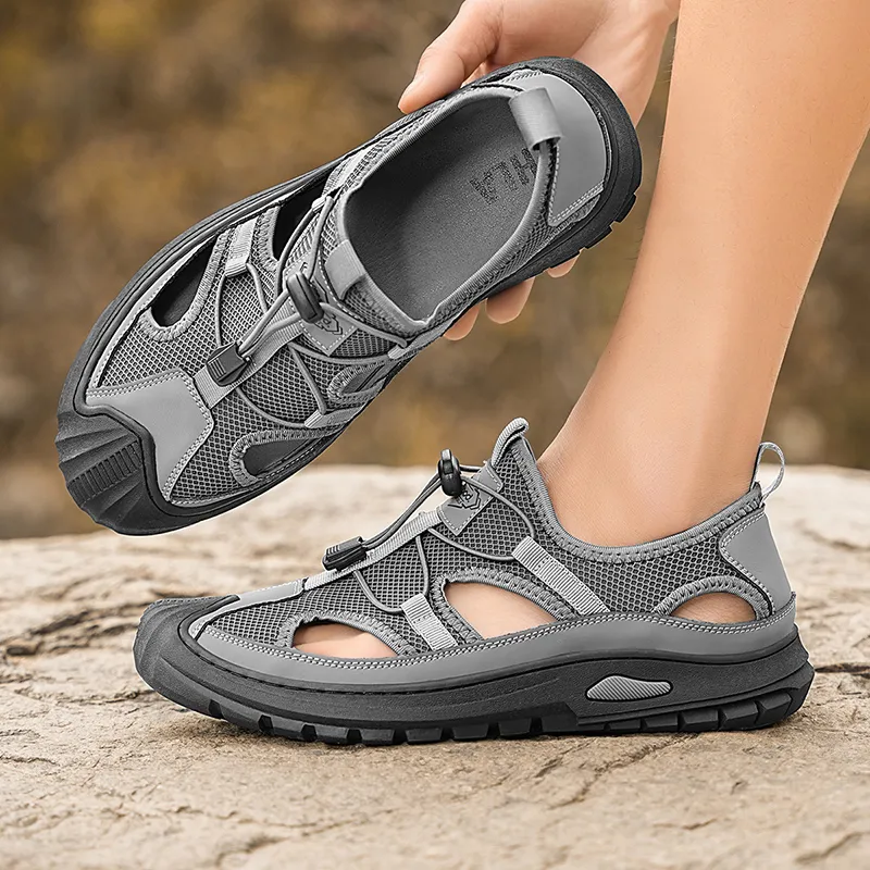 HLA River Trekking Shoes Men-5